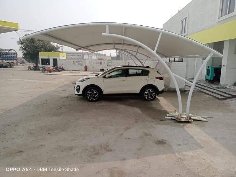 Best Parking design shades in Pakistan, Pvc pole parking, Car shades 5