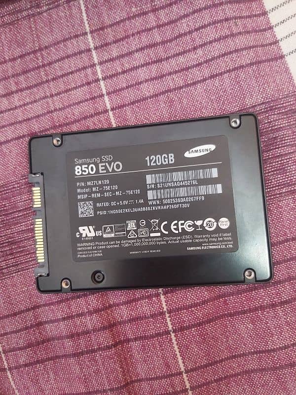 Samsung 120gb ssd 850 evo 1