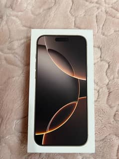 Iphone 16 Pro Max (256GB) (Desert Titanium) (Arabic)