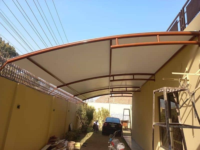 Canopy shades | Pvc sheds | Porch shades | House parking | Wall shades 14