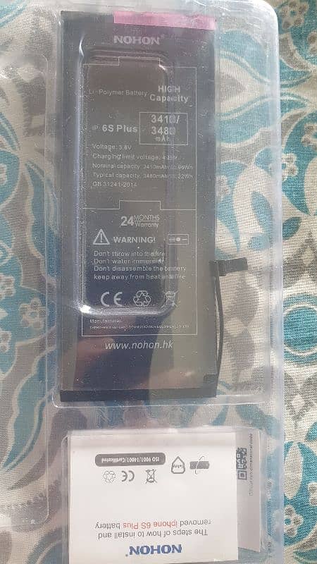 Iphone 6s plus battery 0