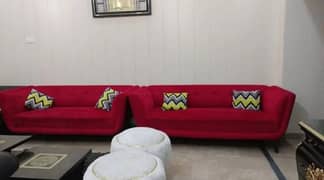 3+3 six seater sofa set