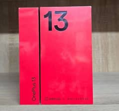 OnePlus 13 13R 16.24. ram. 512.1TB ROM official PTA box pack global