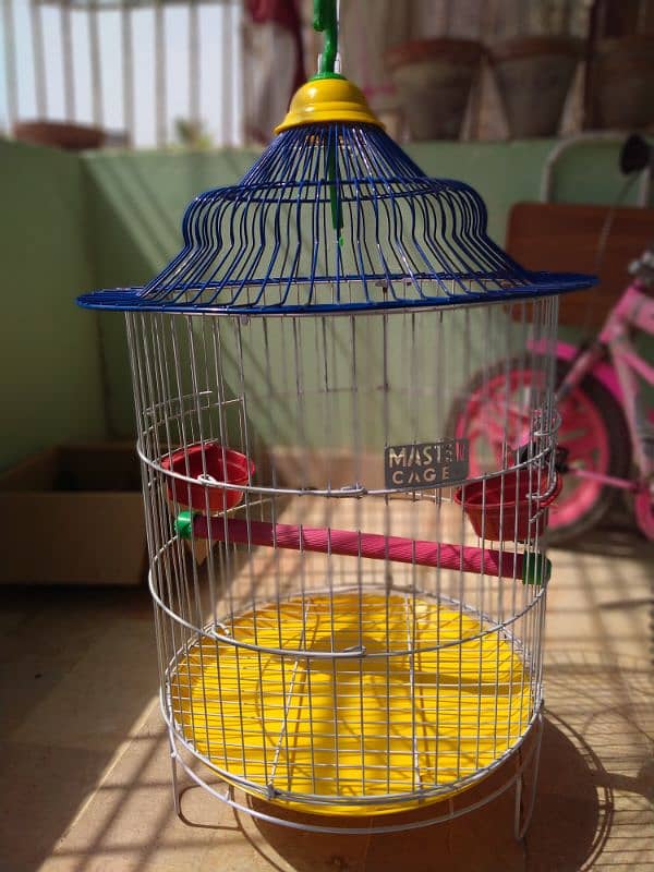 Master round cage for parrot 0