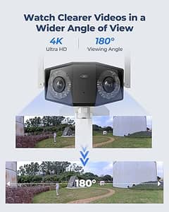 Reolink Duo WiFi 2K WiFi Dual-Lens Camera with Ultra Wide View  150°