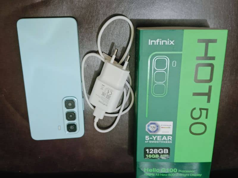 Infinix hot 50 8+8 Ram 128 gb memory 0