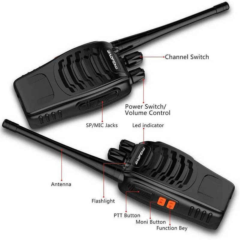 Walkie Talkie | Wireless Set Baofeng BF-888s Two Way Radio |hiking 3