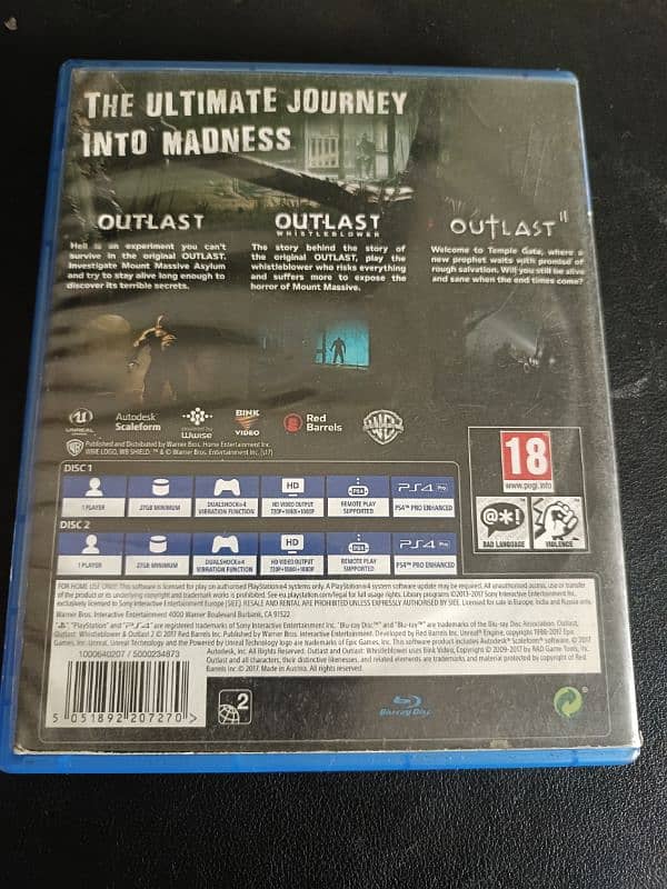 OUTLAST TRINITY (Contains All Outlast Games) 1