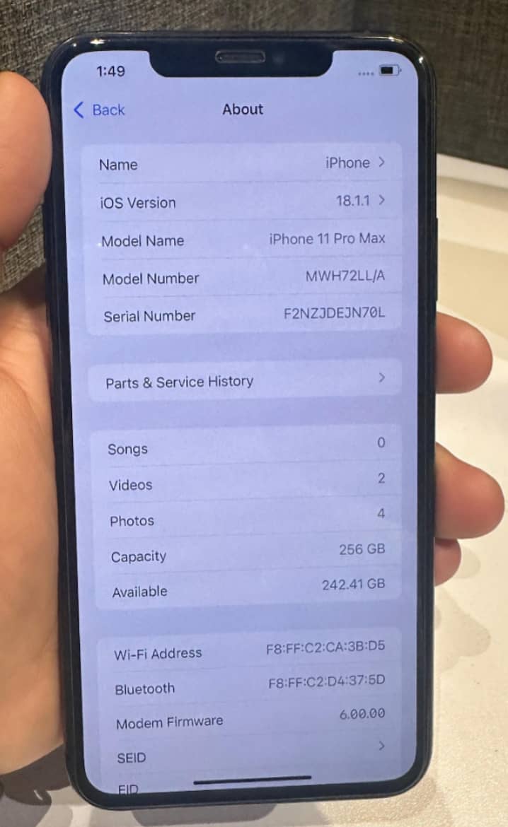 Iphone 11 Pro Max 92% (256gb) 4