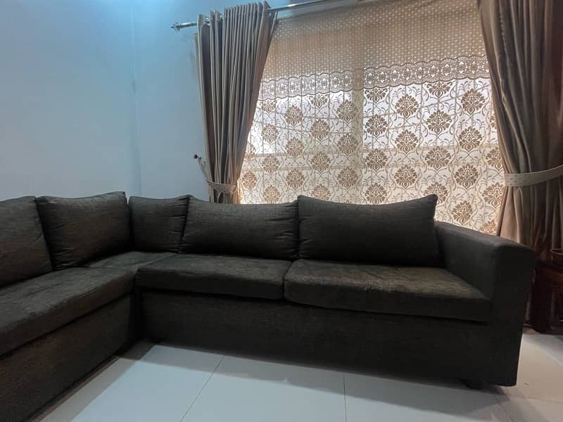 9 seater- L shaped sofa 0