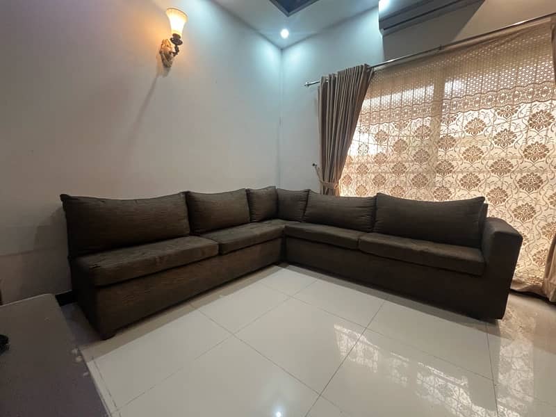 9 seater- L shaped sofa 1