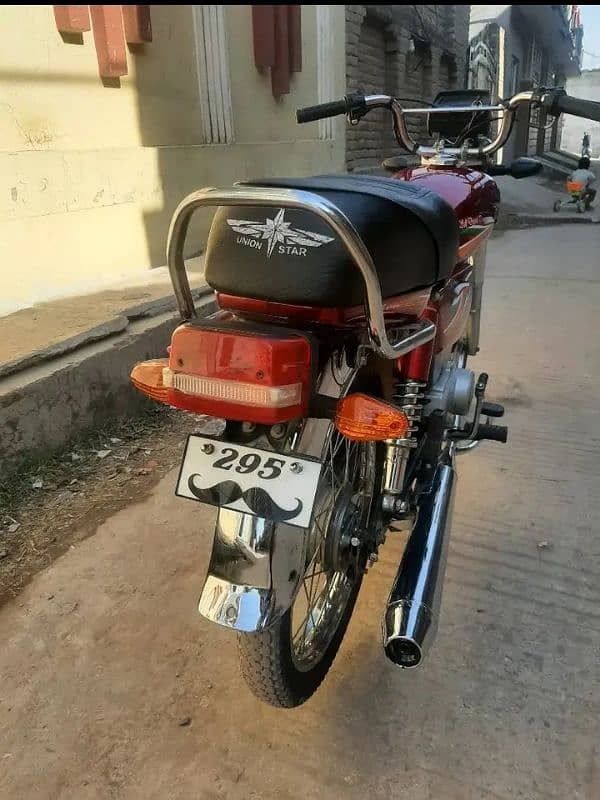 Union Star applied for Motorcycle for sale, new condition 5