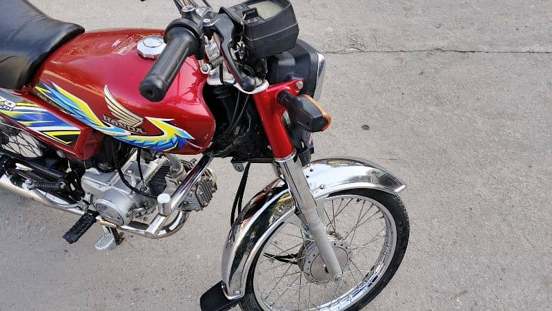 Honda CD 70 Islamabad number 3