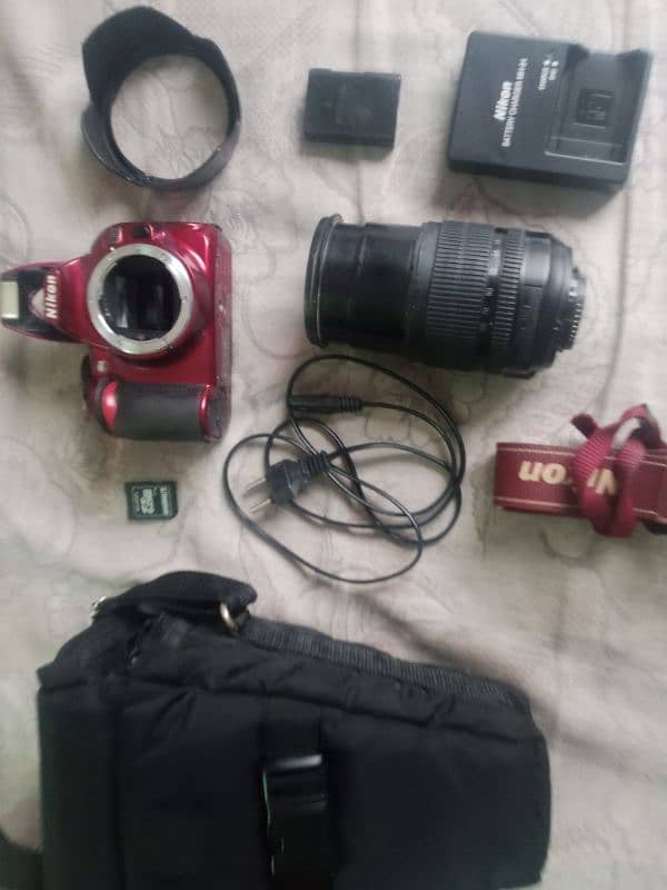 nikon d3100 with 18/105 all assesries cash on delivery price final hai 1