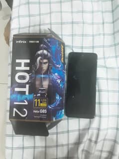 Infinix hot 12 only 7-8months used in okk condition.