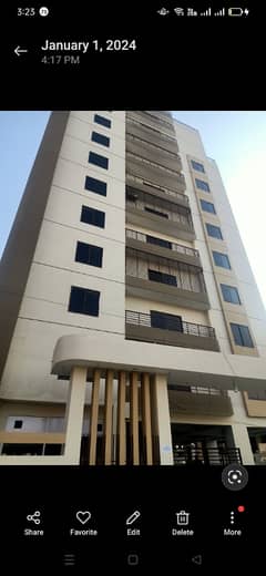 Burj Ul Uhad Brand New Luxuries Flat 3 Beds DD West Open In Jinnah Avenue Malir Cantt