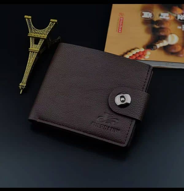 Leather zip card holder wallet for men and boys 8