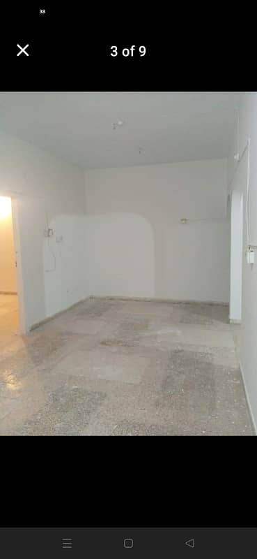 Decent Arcade Flat 3 Bed DD 3rd Floor West Open In Block 7 Gulistan e Jauhar 3