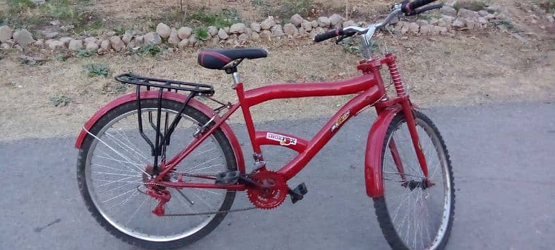 red sport bicycle 2