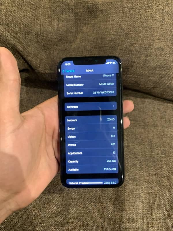 iphone x 256gb pta approved 3