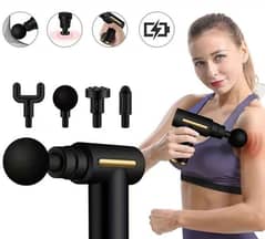 1pc Portable Fitness Massage Gun, Body Fascial Gun