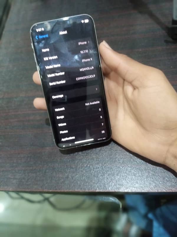 iPhone X 256gb non Pta 7