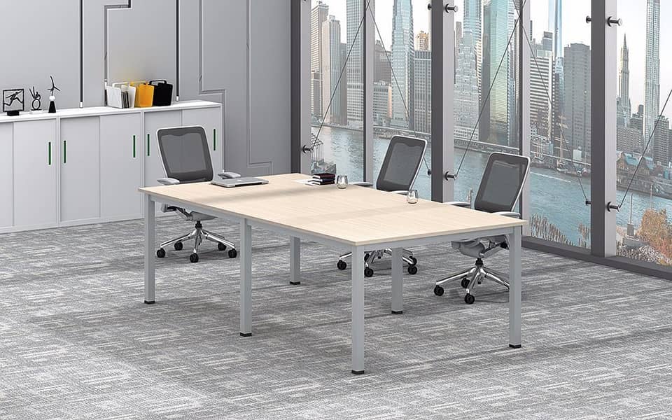 Meeting Table,Conference Table ,Single Conference Table,Chair 8