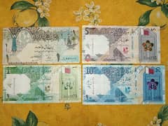 Qatari riyals for sale.