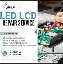 LED TV LCD smart tv repair services backlights, PANEL home service