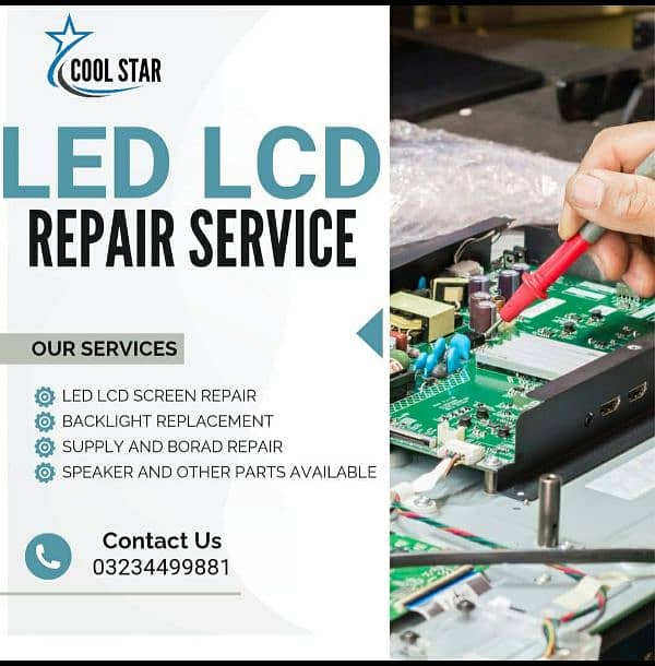 LED TV LCD smart tv repair services backlights, PANEL home service 0