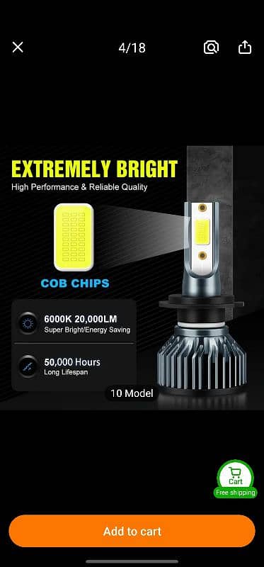 LED HEADLIGHT BULB for sale 1