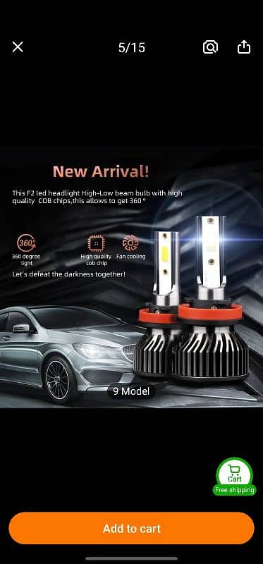 LED HEADLIGHT BULB for sale 7