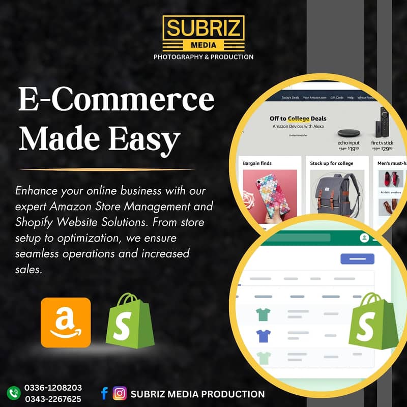 E-commerce Store Management Services by Subriz Media Production 0