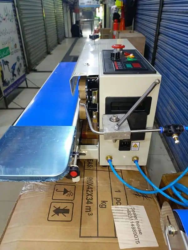 Continuous Band Sealer Machine | Plastic bag, pouch sealing packing(P) 1