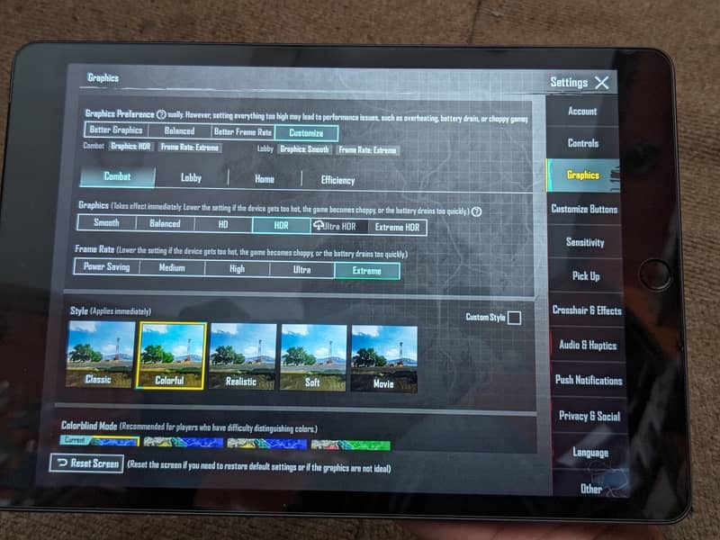 Ipad 9th Generation PUBG HDR - Extreme supported No open No Repair 4