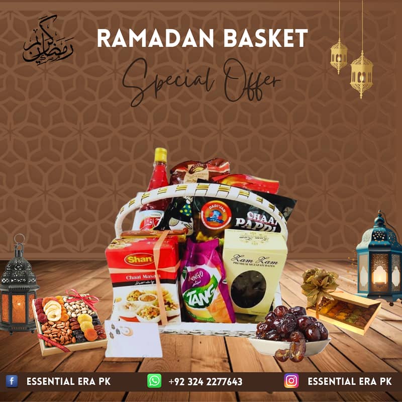 Ramadan Basket | Boxe | Customize Boxe | Gift | Explosion Boxes | Sale 0