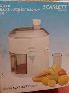 Scarlet England juicer extractor