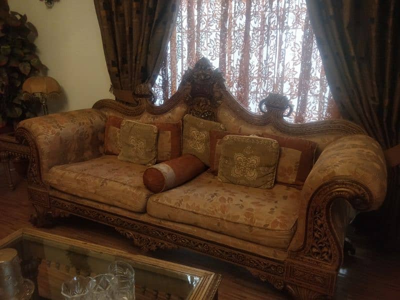 pure chinioti wood sofa set 0