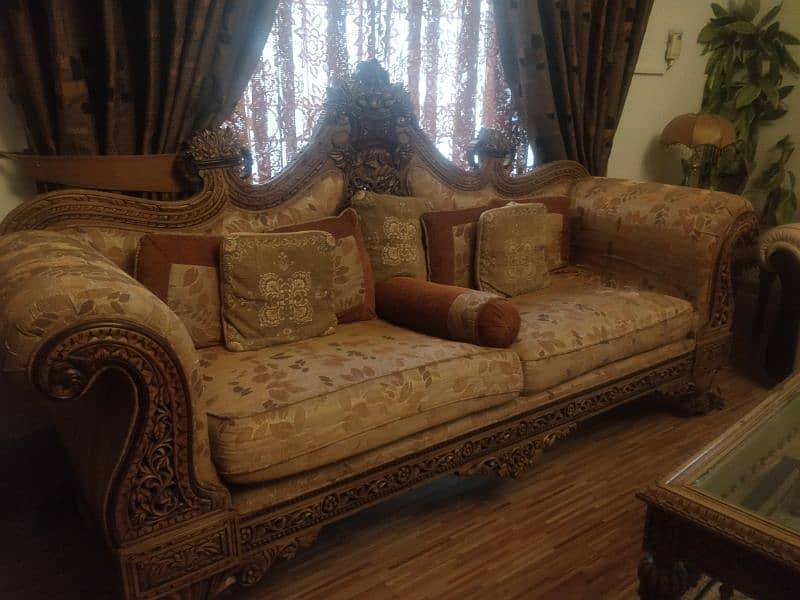 pure chinioti wood sofa set 1