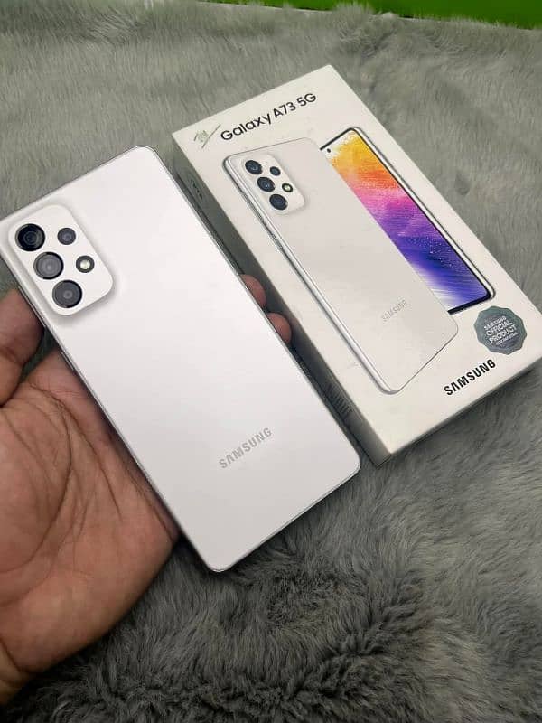 Samsung A73 5g PTA Approved 03246751929Watsapp 1