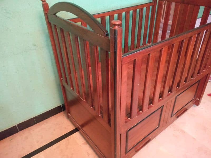 Wooden baby Cot 1