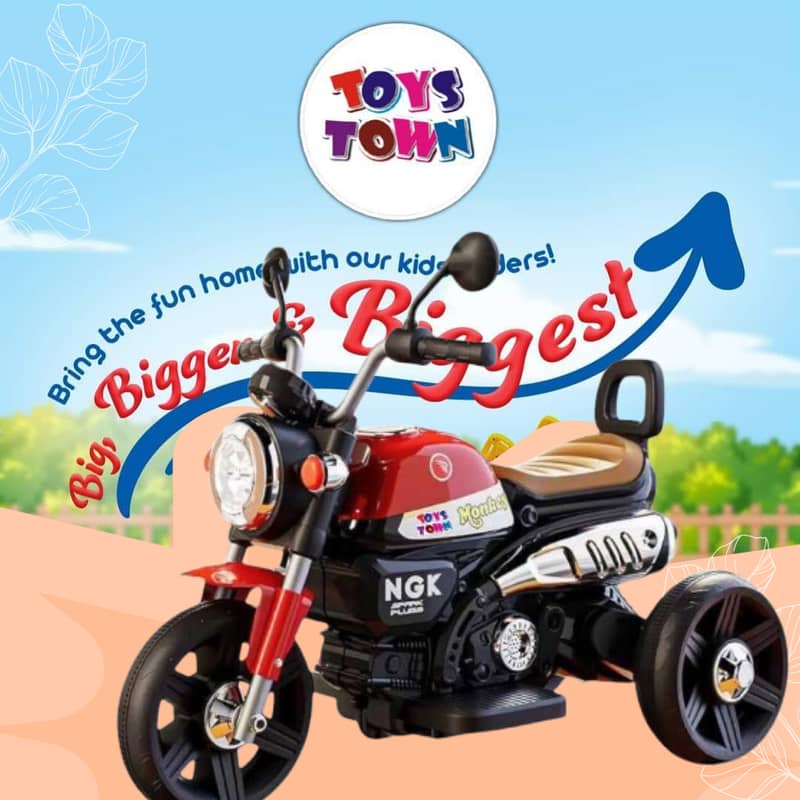 R1 BIG Battery Operated Electric Ride On Sport Bike For Kids HAND RAC 0