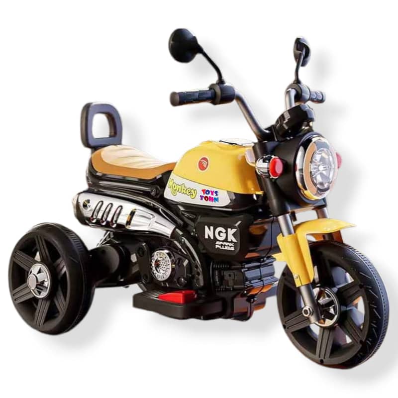 R1 BIG Battery Operated Electric Ride On Sport Bike For Kids HAND RAC 4