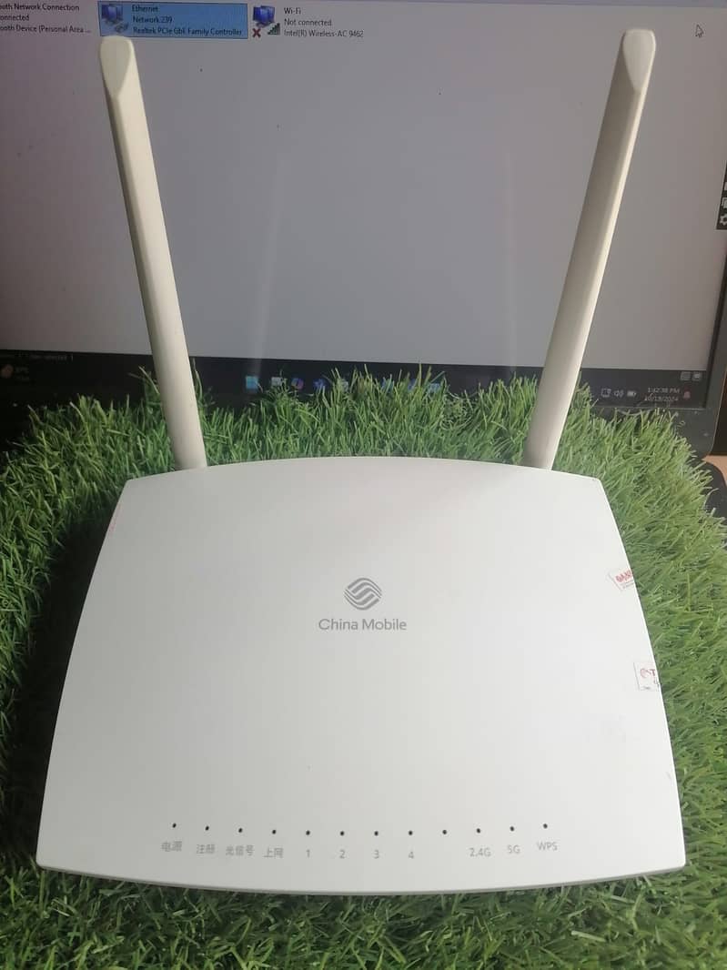 GM630 Xpon Epon Gpon Dual Band 2G&5G Fiber Optic Router with Adapter 0