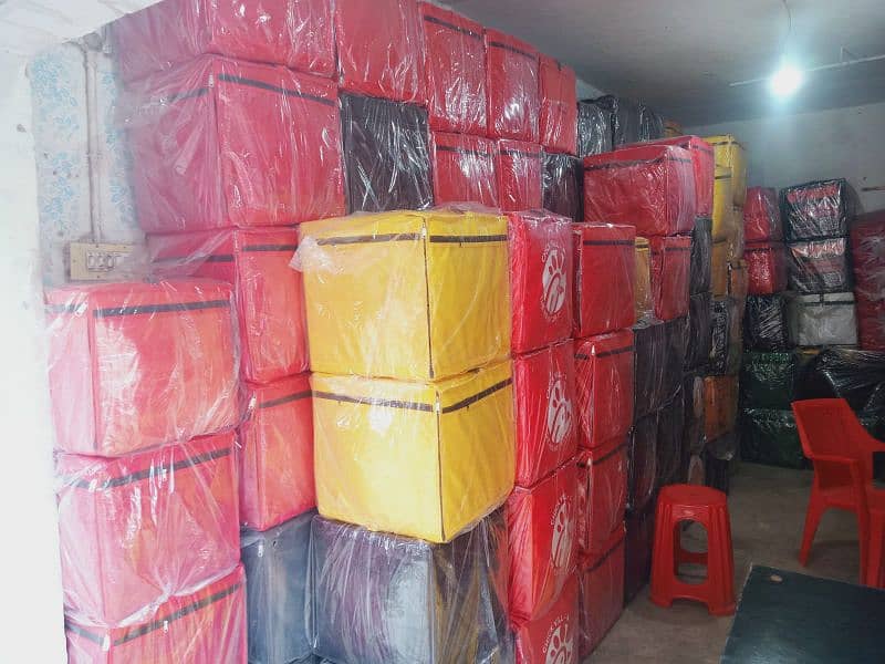 Food Bags, isolated Hot Bags, Pizza delivery Bag, delivery box 1
