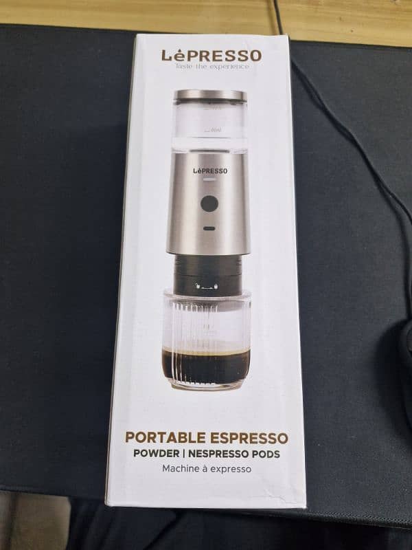 LePresso Stainless Steel Portable Espresso Maker 0