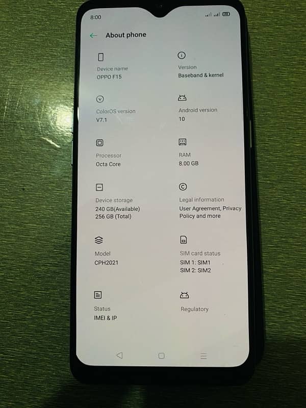 oppo f15 7