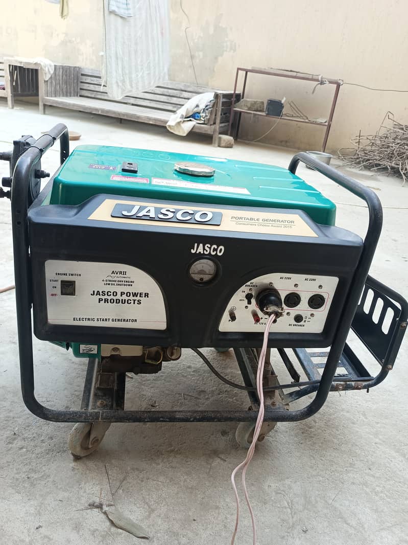 Jasco Generator slightly use All genuine parts company fitted engine 2