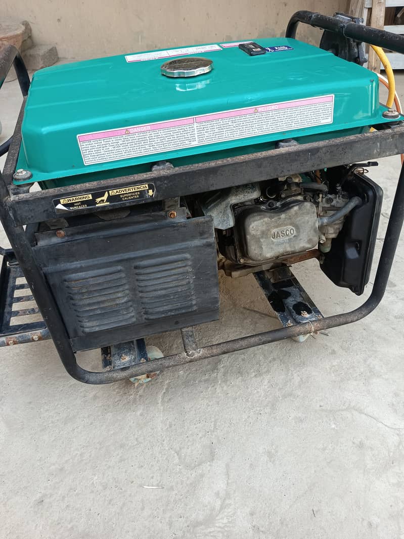 Jasco Generator slightly use All genuine parts company fitted engine 6