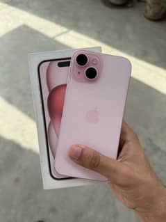 iphone 15 128gb jv pink with box